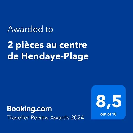 홈스테이 2 Pieces Au Centre De Hendaye-plage 앙다이